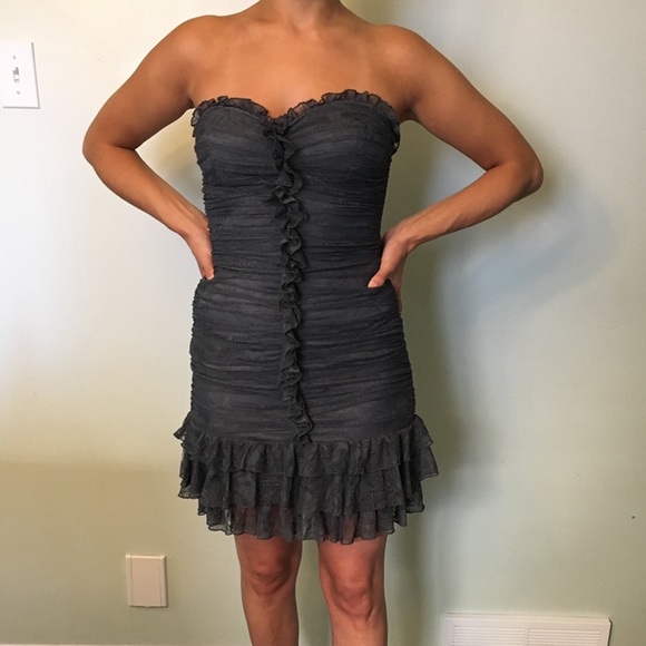 BEBE Gray Dress - Picture 1 of 6